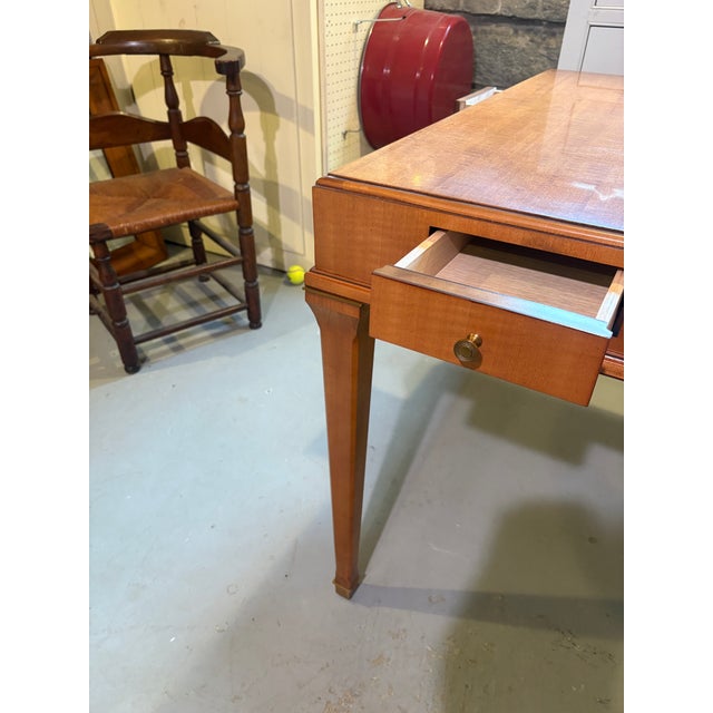 Attributed Hickory Chair Julien Game Table For Sale In New York - Image 6 of 8