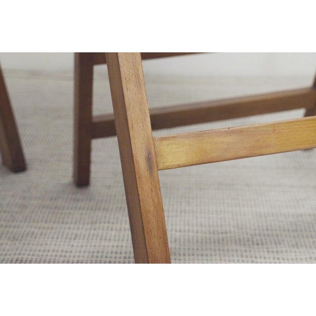 Castiglioni Tric Folding Chairs by Achille and Pier Giacomo Castiglioni for Bernini, 1965, Set of 2 For Sale - Image 10 of 11