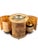 Brown Hollywood Regency Luxury Smoking Set, Italy 1970 For Sale - Image 8 of 13