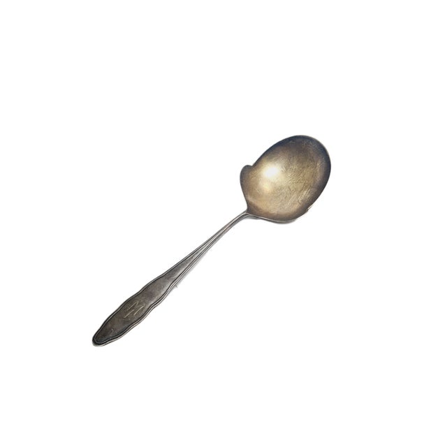 Silver Art Deco Cream Spoon from WMF, 1930s For Sale - Image 8 of 8