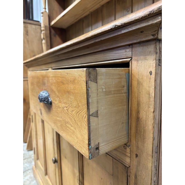 19th Century 19th Century English Pine Dresser For Sale - Image 5 of 10