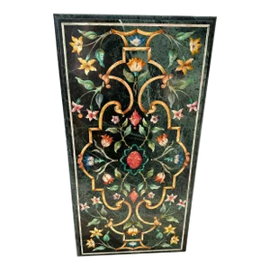 1990s Vintage Pietra Dura Design Coffee Table Top