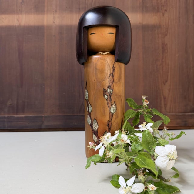 1970s Vintage Nekoyanagi from Usaburo Kokeshi, 1970s-1980s For Sale - Image 5 of 9