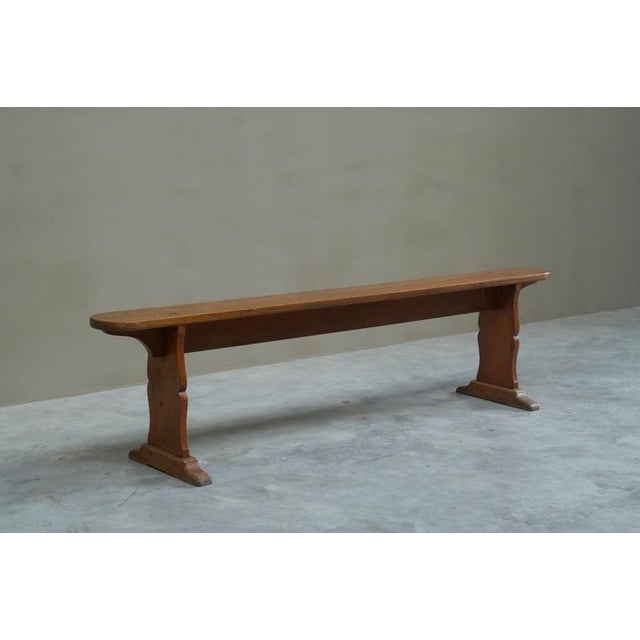 A long European provincial bench dating from around 1900. Measuring 190 cm in length, the bench has a remarkably simple...
