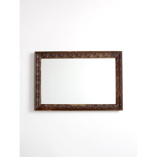 Vintage Hollywood Regency Mediterranean Revival Wall Mirror For Sale - Image 4 of 16