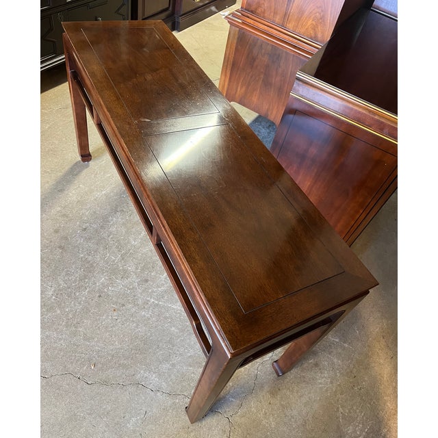 Chinoiserie Late 20th Century Henredon Sofa or Console Table For Sale - Image 3 of 14