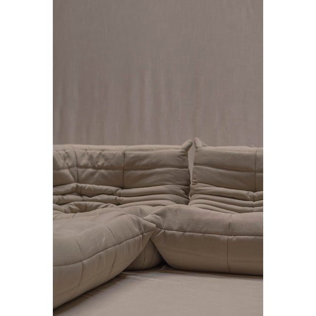 Togo Sofa Set by Michel Ducaroy for Ligne Roset, 1973, Set of 3 For Sale - Image 17 of 18