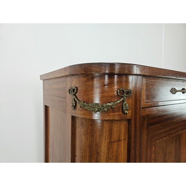 Art Nouveau Sideboard with Brass Decorations, 1920s For Sale - Image 10 of 18