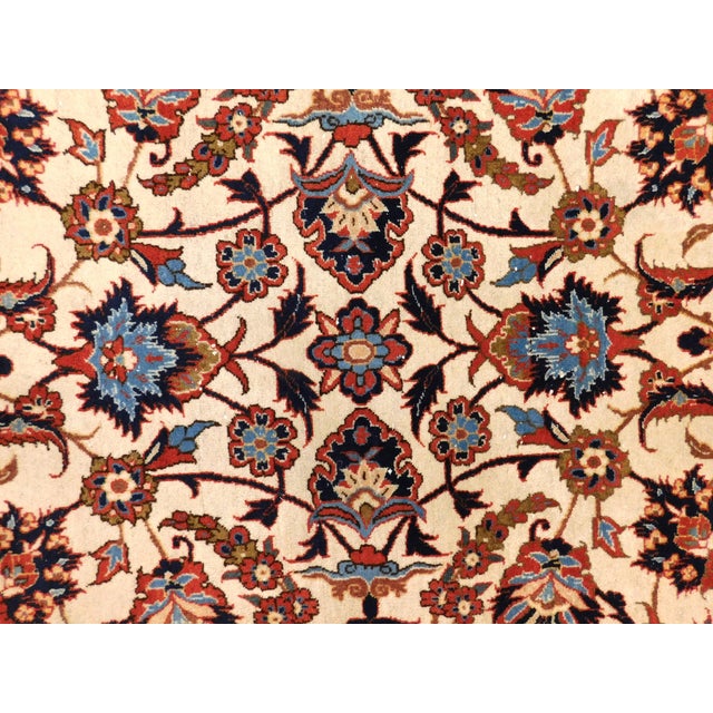 Vintage Hand Knotted Room Size Persian Rug. 9'3"x 12'6" For Sale - Image 16 of 18