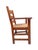 Antique Mission Style Oak Side or Accent Chair For Sale - Image 4 of 7
