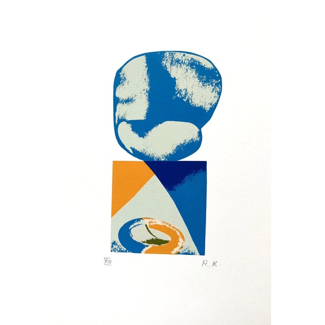 Artist: Ronald King Country: Brazil ? UK Title: The Cook Medium: Screenprint? ? (in four colors) Marks: Pencil signed &...