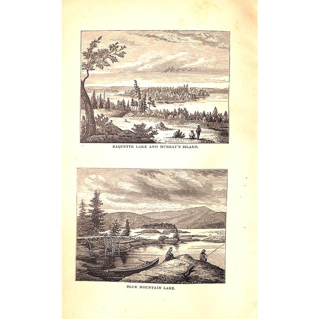 Paper "The Modern Babes in the Wood or Summerings in the Wilderness; To Which Is Added a Reliable and Descriptive Guide to the Adirondacks." Wallace, e.r. For Sale - Image 7 of 11