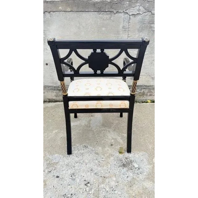 Century Furniture Late 20th Century Regency-Style Armchairs, Set of Four For Sale In Boston - Image 6 of 15