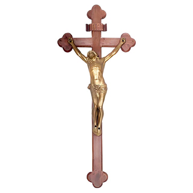 Large Antique Cross of Consecrated Church For Sale