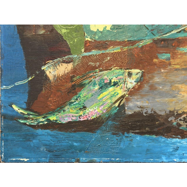 Alfred Rogoway, Figurative Composition, 1960, Oil Painting For Sale - Image 4 of 9