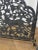 Gothic Pierced Wrought Iron Fire Screen For Sale - Image 3 of 8