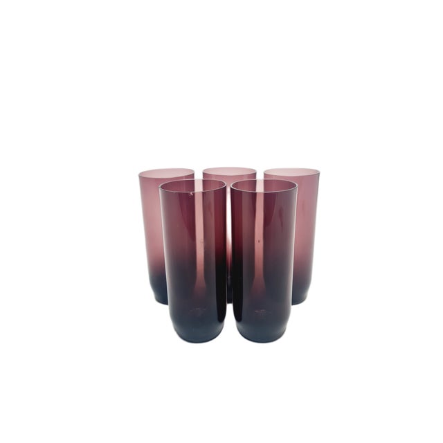 Postmodern Pitcher by Sarnecki for Krosno Glassworks, Poland, 1970s, Set of 5 For Sale - Image 4 of 16