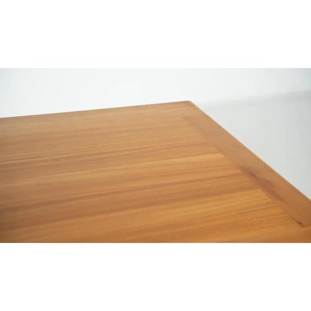 1980s Mid-Century Modern Wooden Dining Table, 1980s For Sale - Image 5 of 13