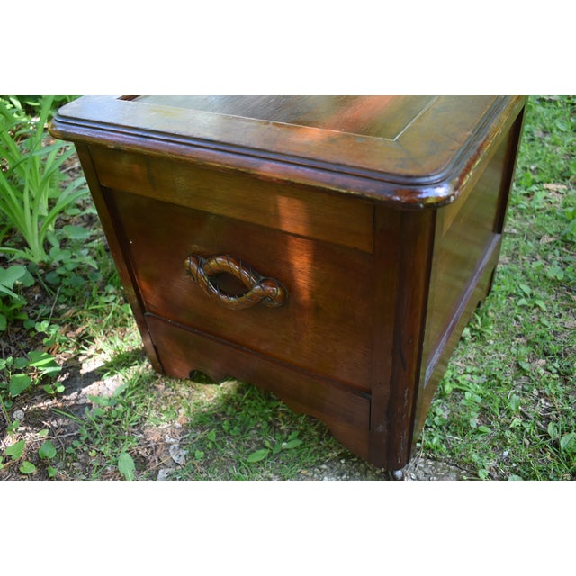 19th Century English Mahogany Commode For Sale In Minneapolis - Image 6 of 6