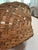 Vintage Artisan Handcrafted Round Rattan Basket For Sale - Image 9 of 11