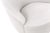 2020s Pasargad Home Vicenza Cortina White Crescent Swivel Chair For Sale - Image 5 of 9