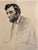 Figurative 1920s Gutzon Borglum "The Lonely Lincoln" Drawing For Sale - Image 3 of 4