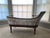 Vintage French Regency Fainting Couch With Ornate Upholstery For Sale - Image 4 of 7