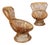 Vintage Margherita Armchairs attributed to Franco Albini, 1950s, Set of 2 For Sale