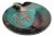 Joy Imai Studio Ceramic Frog Bowl in Iridescent Copper and Green, 11" For Sale