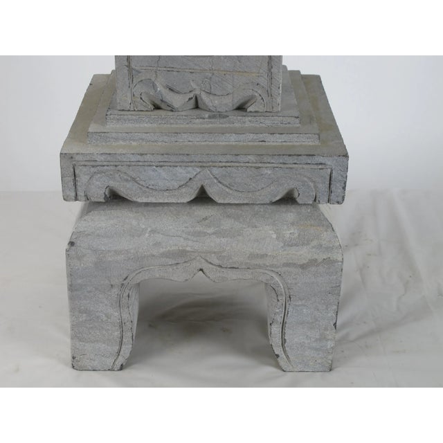 2010s Stone Garden Pagoda Lanterns For Sale - Image 5 of 6