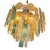Multicolors Strips “Listelli” Murano Glass Chandelier by Simoeng For Sale