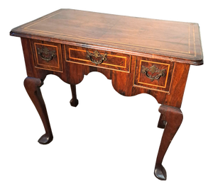 Antique Walnut Side Table, 1730