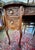 1920s Vintage French-Style Carved Walnut Desk Kidney Shaped For Sale - Image 4 of 10