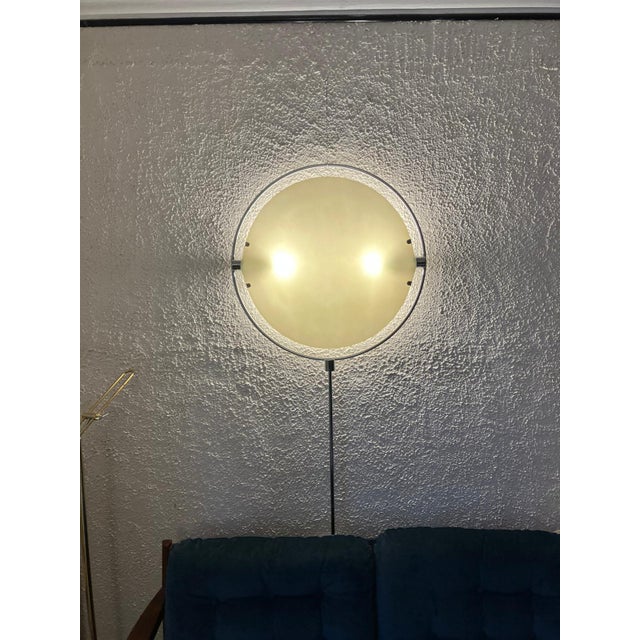 Cream Large Nobona Ceiling Lamp from Fontana Arte, 1980s For Sale - Image 8 of 12