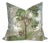 Lincoln Toile Pillow Cover in Green, 22x22 Pillow For Sale