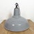 Industrial British Grey Enamel Factory Pendant Lamp from Benjamin Electric Manufacturing Company, 1960s For Sale - Image 12 of 17