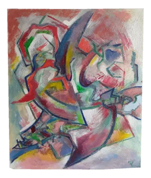 Norbert Louis, Untitled, 1990s, Tempera on Cardboard