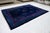 Art Deco 1920s Navy Blue Antique Chinese Art Deco Handmade Wool Rug With Floral Design For Sale - Image 3 of 15