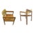 Mid 20th Century A Wonderfull Pair of Historic Gunlocke Company MCM Oak Armchairs For Sale