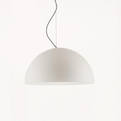 Vico Magistretti Sonora Suspension Lamp in White Opaline Glass by Vico Magistretti for Oluce For Sale - Image 4 of 8