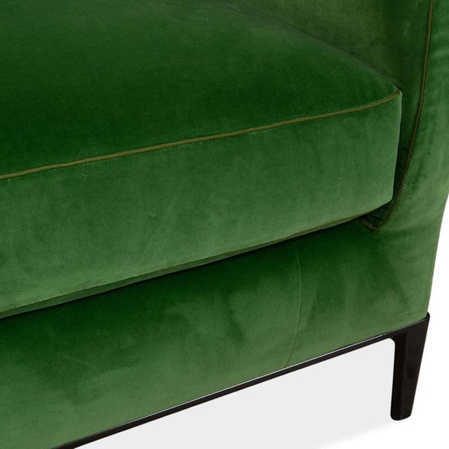 Modern Maxalto by B&b Italia Lucrezia Soft Armchair Fabric Green Sam by Antonio Citterio from B&b Italia / C&b Italia For Sale - Image 3 of 11