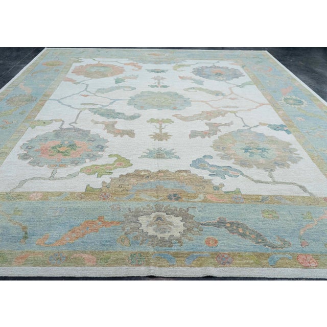Turkish Oushak Rug 12' x 15' #20398 Explore a curated collection of hallway runners, wool rugs, and handmade masterpieces...