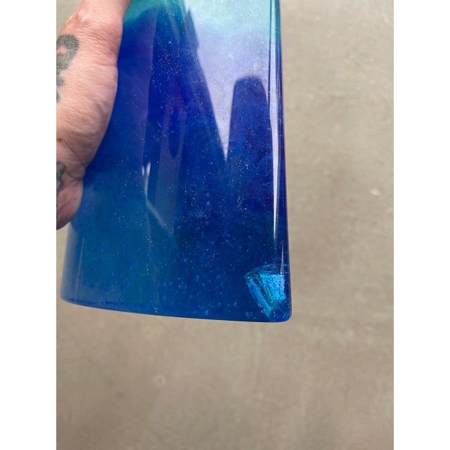 Martha Croasdale Signed Glass Sculpture Aurora Necklace Kosta Sweden For Sale - Image 10 of 11