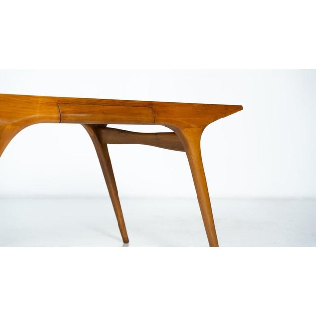 Wood Walnut Writing Desk from Carlo De Carli, 1950s For Sale - Image 7 of 16
