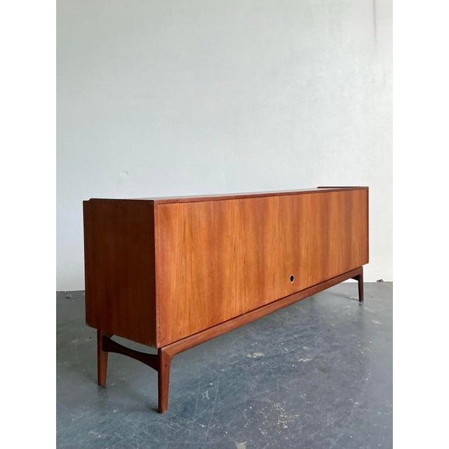 Vintage MCM Danish Arne Hovmand-Olsen Teak Credenza For Sale - Image 10 of 12