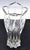 1970s Art Deco Style Waterford heavy Crystal Tulip Shape Flower Vase with Star Base from the Marquis Line. The Waterford...