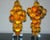 1960s Vintage Butterscotch Resin Lamps by Silvano Pantani 1966 For Sale - Image 5 of 9