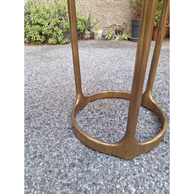 Aster Coffee Table in Cast Bronze and Annealed Glass by Vincent Van Duyden for Molteni, 2010s For Sale - Image 3 of 5