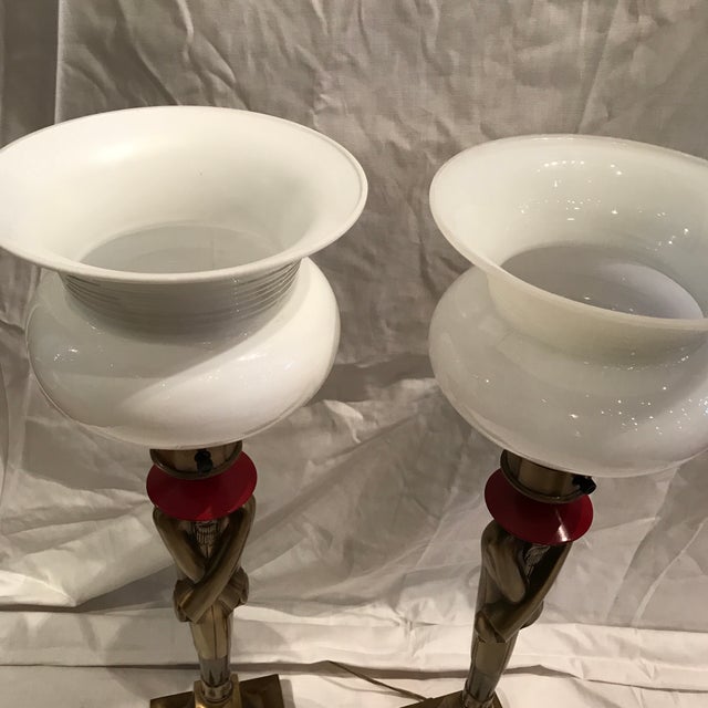 Chrome Victor Schreckengost Colonial Premier Art Deco Table Lamps - a Pair For Sale - Image 8 of 10