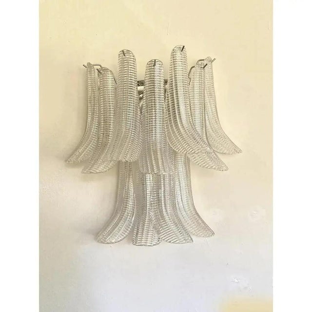 Murano Glass Wall Sconces by Simoeng, Set of 2 For Sale - Image 11 of 14